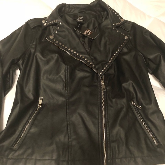 Miss Lili Small Stylish Biker Jacket - Picture 2 of 7